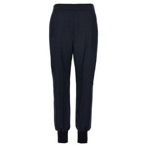 Stella Mccartney Black Wool Joggers With Elastic Waistband - NWT